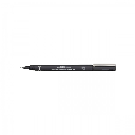 Caneta Nankin Uni Pin fine line 0.3 - Preto - Mitsubishi