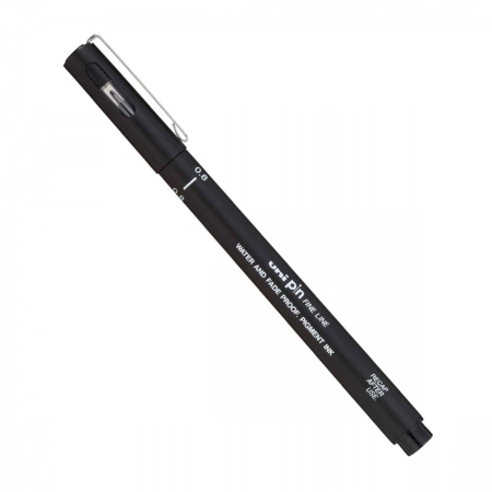 Caneta Nankin Uni Pin fine line 0.8 - Preto - Mitsubishi