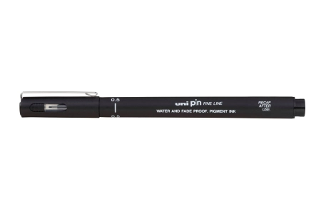 Caneta Nankin Uni Pin fine line 0.8 - Preto - Mitsubishi