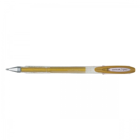 Caneta gel metálica signo 0.7mm UM-120NM - Ouro - Uni-Ball