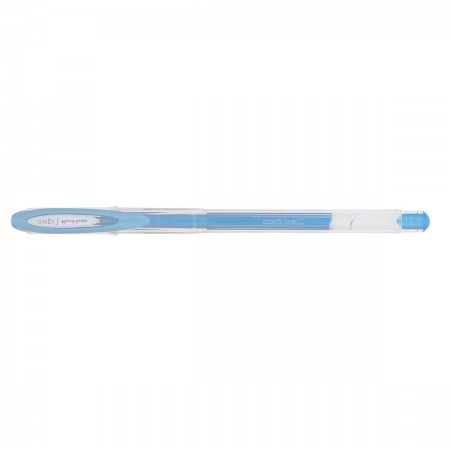 Caneta gel metálica signo 0.7mm UM-120NM - Azul Claro - Uni-ball