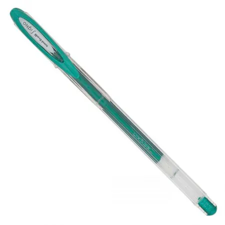 Caneta gel metálica signo 0.7mm - UM- 120NM - Verde - Uni-ball