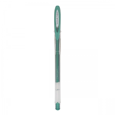 Caneta gel metálica signo 0.7mm UM-120NM - Verde - Uni-Ball