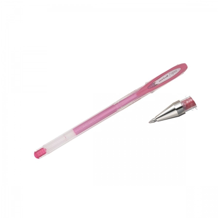 Caneta gel metálica signo 0.7mm UM-120NM - Rosa - Uni-Ball
