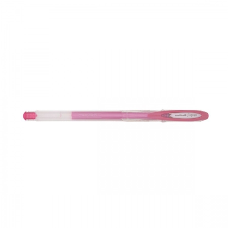 Caneta gel metálica signo 0.7mm UM-120NM - Rosa - Uni-Ball