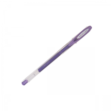Caneta gel metálica signo 0.7mm UM-120NM - Violeta - Uni-Ball