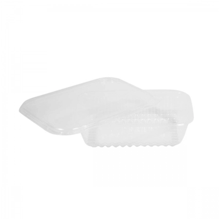 Pote retangular com tampa 350ml 8308 com 24 unidades - PraFesta