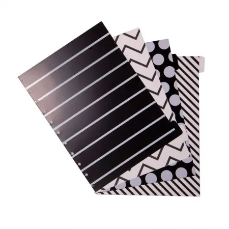 Divisória grande especial com 4 abas estampadas - CIDG4002 - Caderno Inteligente