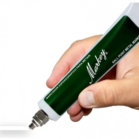 Marcador esferográfico para metal 3mm - Branco - Markey