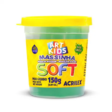 Massa de modelar Soft 150g Verde 101 - Acrilex