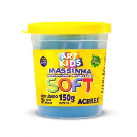 Massa de modelar Soft 150g Azul 109 - Acrilex