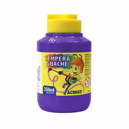 Tinta guache Violeta 250ml - 516 - Acrilex