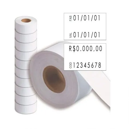 Etiqueta para etiquetadora MX2816 branca 10 rolos - Fixxar