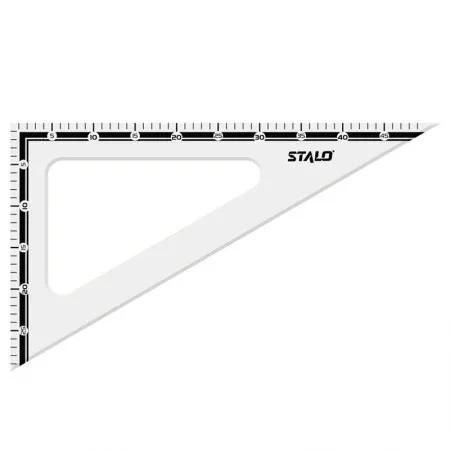 Esquadro de madeira 31cm x 60 graus - 8279 - Stalo