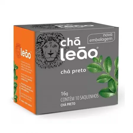 Chá preto com 10 unidades - Leão