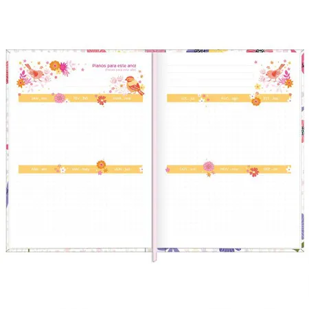 Agenda costurada diária Charme 2026 - Capa 3 - Tilibra