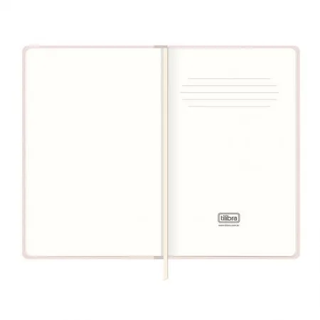 Caderno costurado grande pautado Fitto 80 folhas Cambridge Rosa - Tilibra
