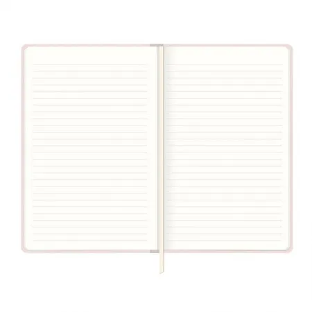 Caderno costurado grande pautado Fitto 80 folhas Cambridge Rosa - Tilibra