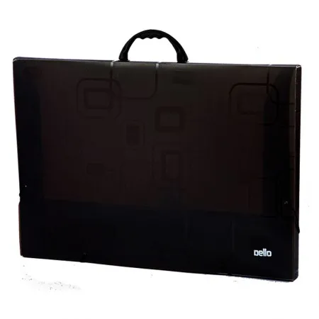 Maleta com alça Dellofine A3 - preta -  2151.P - Dello