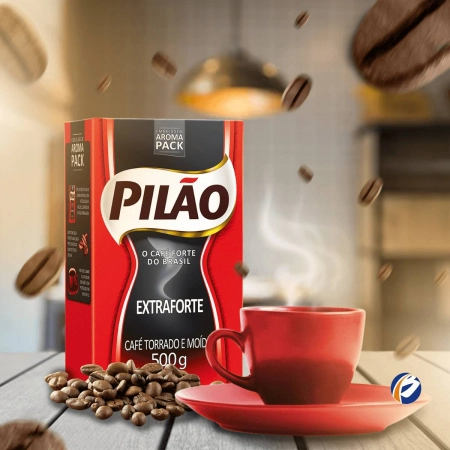 Café em Pó Extra Forte 500g vácuo - Pilão