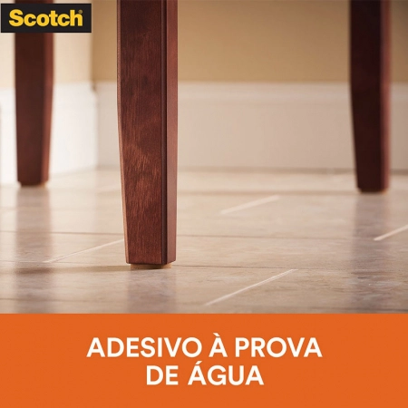 Protetor antideslizante Scotch quadrado preto Extra Grande 4 unidades - 3M