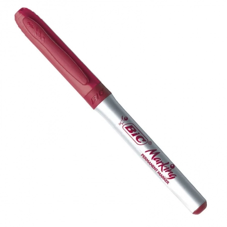 Pincel marcador permanente Marking Vermelho 522193 - Bic