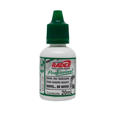 Tinta para pincel de quadro branco 20ml Verde - Radex