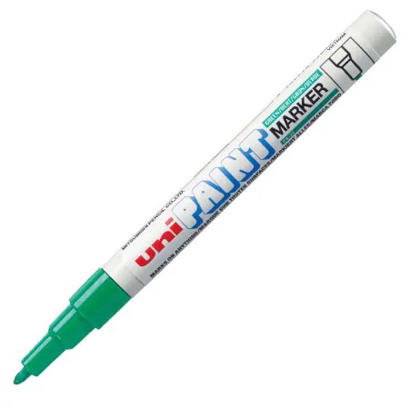 Pincel marcador permanente Paint Marker Verde PX-21 - Uni-Paint