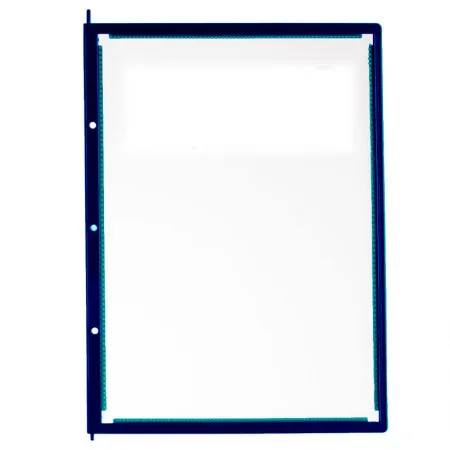 Pasta para expositor flexoline azul A4 - Controles Visuais