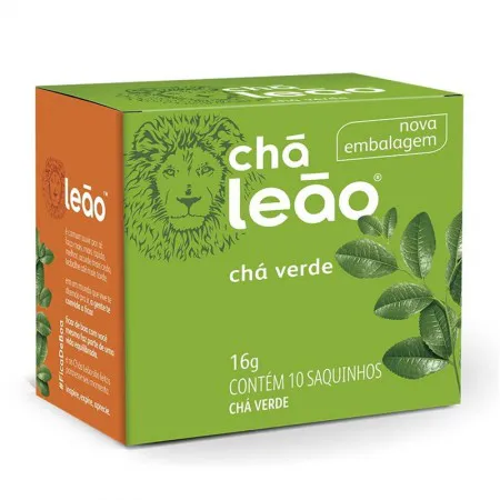Chá verde - com 10 unidades - Leão Fuze