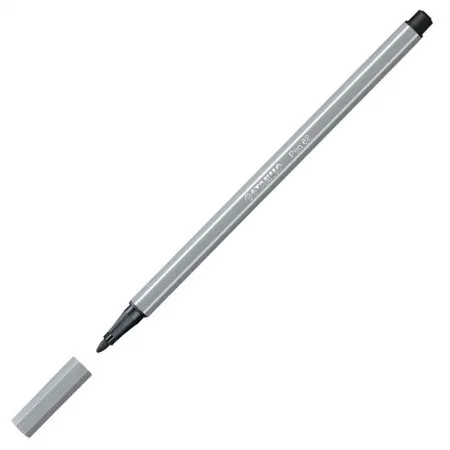 Caneta hidrográfica Ponta Sintética - 68/95 - Cinza - Stabilo