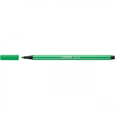 Caneta hidrográfica Ponta Sintética 68/16 - Verde Esmeralda Claro - Stabilo