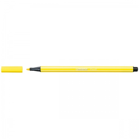 Caneta hidrográfica Ponta Sintética 68/24 - Amarelo Limão - Stabilo