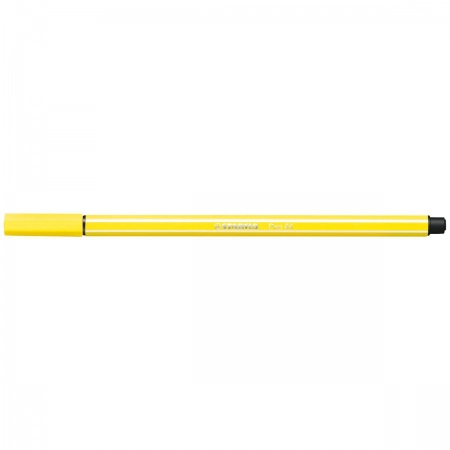 Caneta hidrográfica Ponta Sintética 68/24 - Amarelo Limão - Stabilo