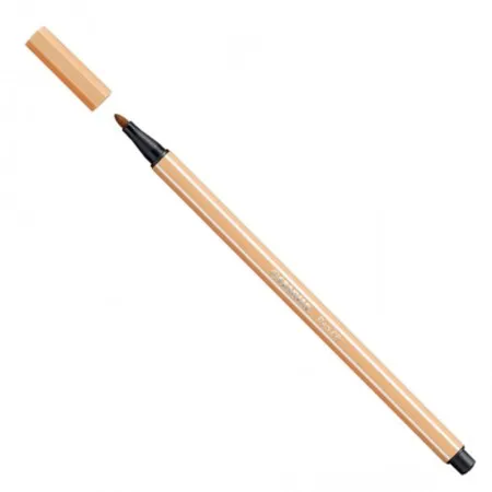 Caneta hidrográfica Ponta Sintética - 68/88 - Bege Claro - Stabilo