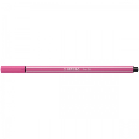 Caneta hidrográfica Ponta Sintética 68/17 - Rosa Chiclete - Stabilo