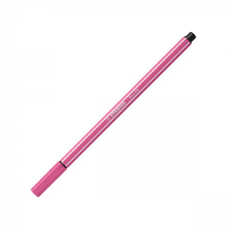 Caneta hidrográfica Ponta Sintética 68/17 - Rosa Chiclete - Stabilo