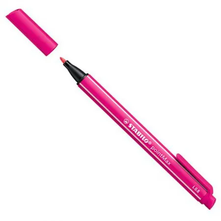 Caneta hidrográfica Pointmax 0.8mm - 488/56 - Rosa - Stabilo
