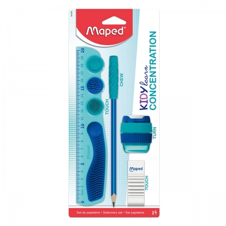 Kit escolar Kidy Learn Concentration com 4 itens 981889 - Maped