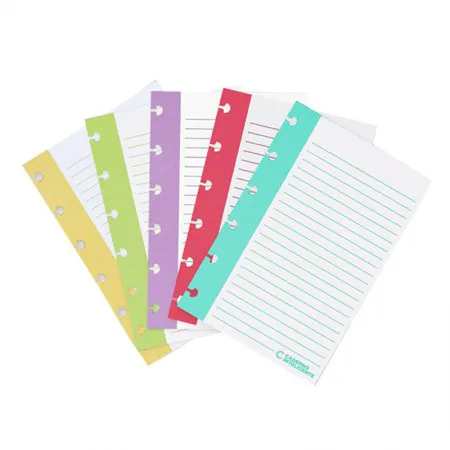 Ficha pautada inteligente vertical 4x6 - com 50 folhas - CIFI1002