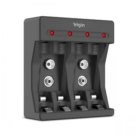 Carregador de pilhas AA/AAA/9V - 46RSCUSB0000 - Elgin