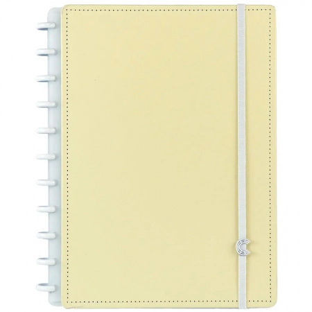 Caderno inteligente grande Amarelo Pastel - CIGD4077