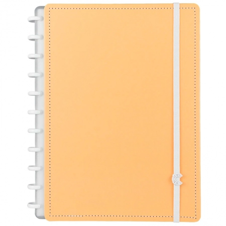 Caderno inteligente grande Laranja Pastel - CIGD4091