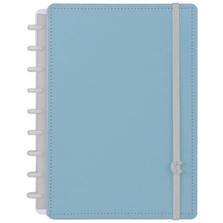 Caderno inteligente médio Azul Pastel - CIMD3079