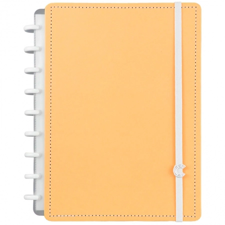 Caderno inteligente médio Laranja Pastel - CIMD3091