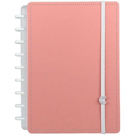 Caderno inteligente médio Rosê Pastel - CIMD3081