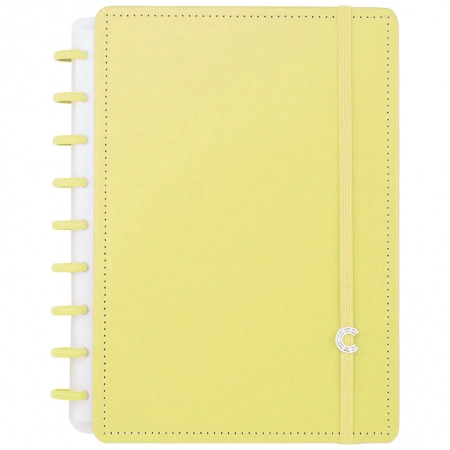 Caderno inteligente médio All Yellow - CIMD3088