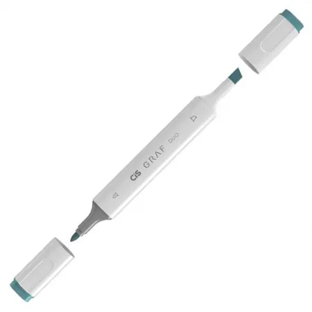 Caneta marcador artistico Graf Duo - (BG9) - Blue Grey - Cis