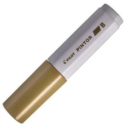 Pincel marcador Pintor ponta grossa 8.0mm - dourado - Pilot