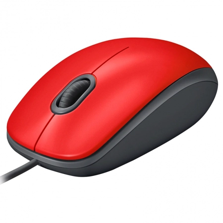Mouse USB Silent óptico M110 vermelho - Logitech